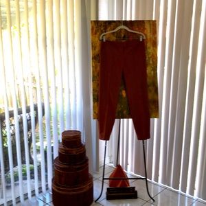 Limited Drew Fit burnt orange pant with cuff